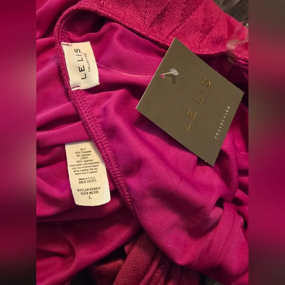 Strapless Side Slit Midi Dress #367-369 - Picture 5 of 8